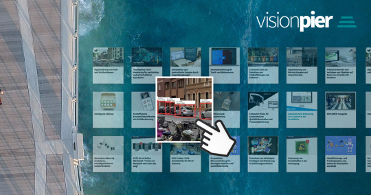 Über visionpier können Suchende aus einer Vielzahl von Anwendungen die richtige Lösung für ihr Problem finden.