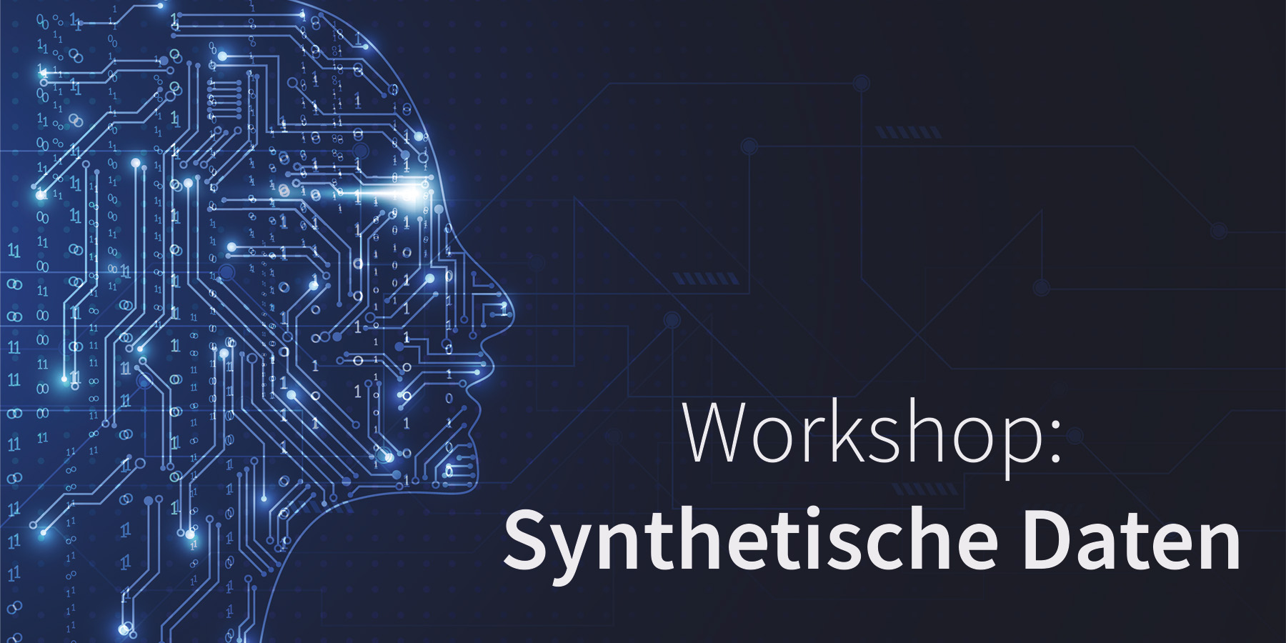Ein Eventbild, das den Workshop zum Thema Synthetische Daten abbildet.